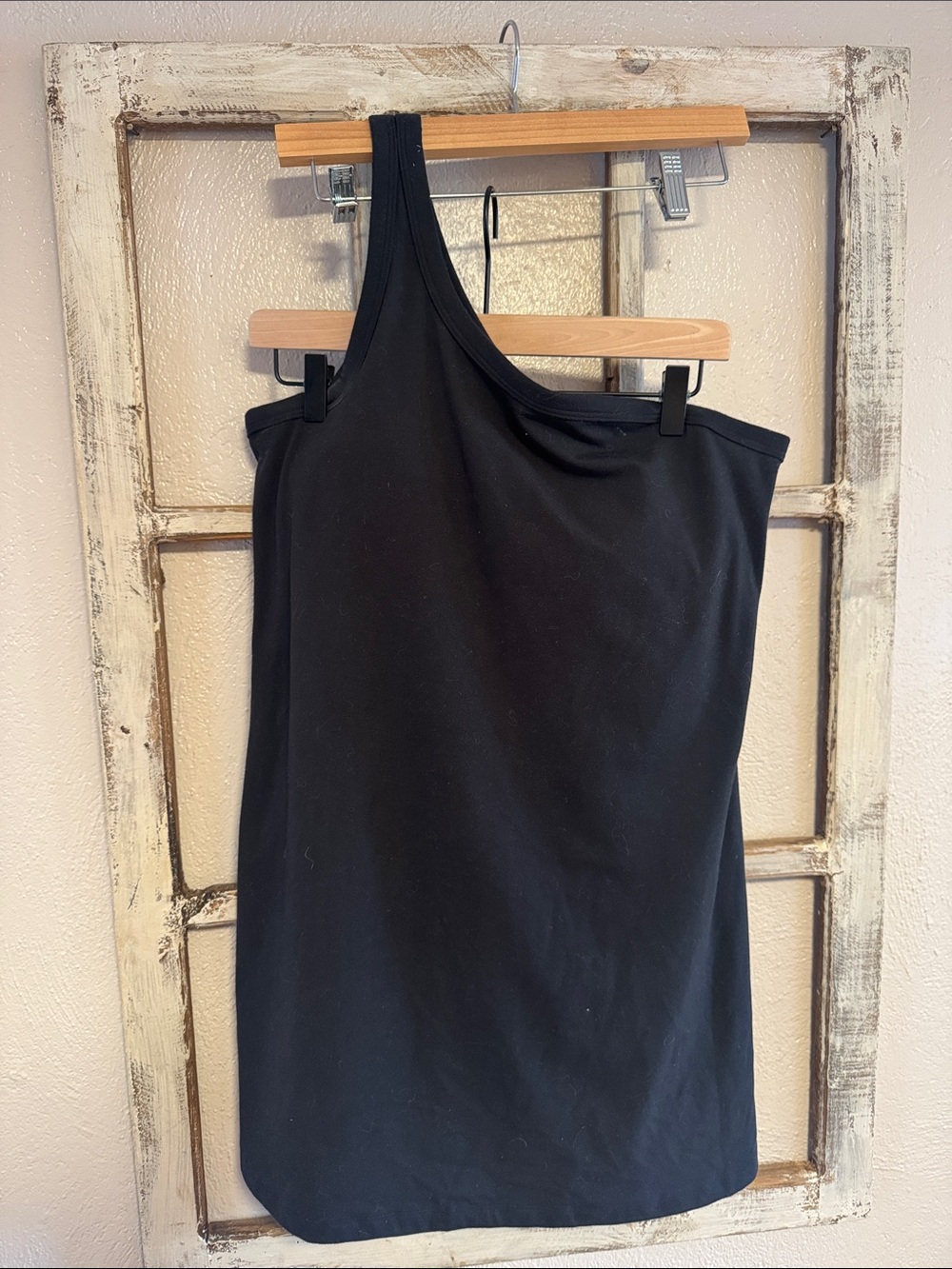 Black One-Shoulder Women’s Dress